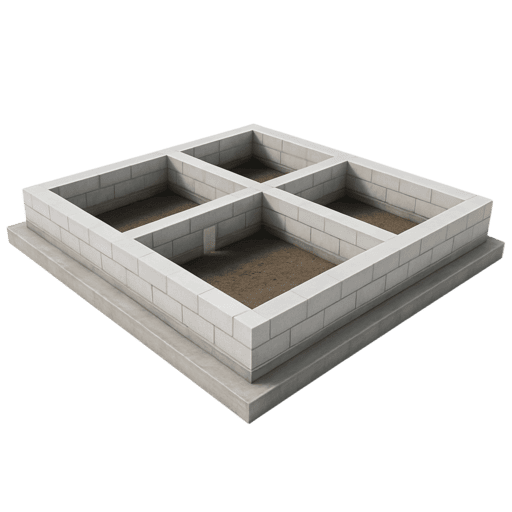 фундамент для дома из газобетона в СПб